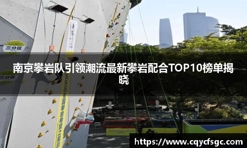 南京攀岩队引领潮流最新攀岩配合TOP10榜单揭晓